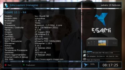 IMAGE] EGAMI 10.0 for VU+ DUO 4K – ENIGMA2